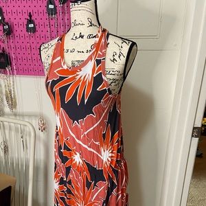 NWT Gap Maxi Dress; SZ M. Multicolor